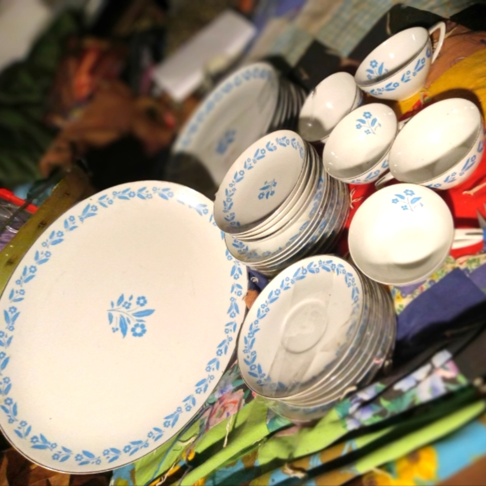 Syphony Blue Fine China